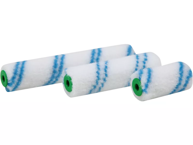 Kleinroller Blaufaden-Doppelstreif 10 cm