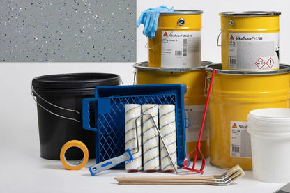 Roll-Beschichtungsset 60 m² incl. Werkzeugset Sikafloor - 2510 W